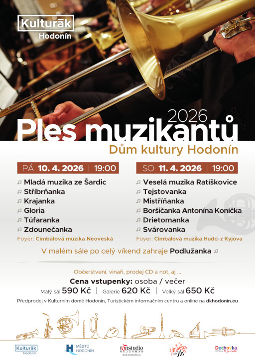 Ples muzikantů - Hodonín 2026